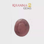 Load and play video in Gallery viewer, 4.90/CT Natural Ruby with Govt. Lab Certificate-3336D11647