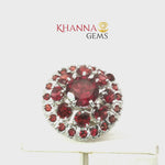 Load and play video in Gallery viewer, 8.93/GM  GARNET ZIRCON RING Earrings - G0569
