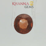 Load and play video in Gallery viewer, 8.70 Ratti Natural Hessonite with Govt. Lab Certificate-105119