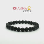 Load and play video in Gallery viewer, Natural Black Obsidian Bracelet