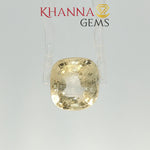 Load and play video in Gallery viewer, 9.20/CT Natural Yellow Sapphire with Govt Lab Certificate-128196