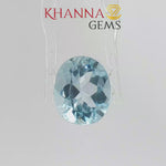 Load and play video in Gallery viewer, 5.71/CT Natural Blue Topaz Stone With Govt Lab Certificate- 124647