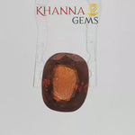 Load and play video in Gallery viewer, 7.37/CT Natural Hessonite Stone with Govt. Lab Certificate-2186D6061