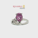 Load and play video in Gallery viewer, 3.70/GM  AMETHYST ZIRCON RING Earrings - G0516