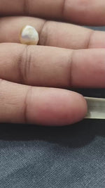 Load and play video in Gallery viewer, 4.71/CT Natural Basra Pearl with Govt. Lab Certificate (44000)
