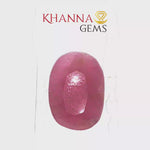 Load and play video in Gallery viewer, 7.65/CT Natural Ruby Stone with Govt. Lab Certificate-5008D18249