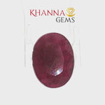 Load and play video in Gallery viewer, 3.80/CT Natural Ruby Stone with Govt. Lab Certificate-136236
