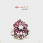 Load and play video in Gallery viewer, 4.90/GM  GARNET RUBY ZIRCON RING Earrings - G0590