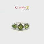 Load and play video in Gallery viewer, 4.51/GM  PERIDOT RING Earrings - G0592