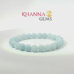 Load and play video in Gallery viewer, Natural Aquamarine Bracelet