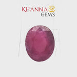 Load and play video in Gallery viewer, 6.47/CT Natural Ruby Stone with Govt. Lab Certificate-137182