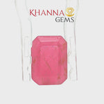 Load and play video in Gallery viewer, 4.68/CT Natural Ruby Stone with Govt. Lab Certificate-16839S209419