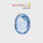 Load and play video in Gallery viewer, 4.88/CT Natural Blue Sapphire with Govt Lab Certificate (45510)
