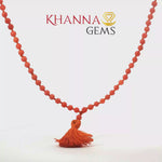 Load and play video in Gallery viewer, 76.06 CARAT NATURAL RED CORAL BEADS MALA