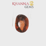 Load and play video in Gallery viewer, 5.79/CT Natural Hessonite Stone with Govt. Lab Certificate-2538D7895