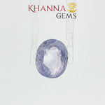 Load and play video in Gallery viewer, 5.90/CT Natural Purple Sapphire Stone with Govt. Lab Certificate-91012