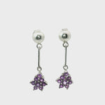 Load and play video in Gallery viewer, 6.00/GM Royal Amethyst Earrings - G0035