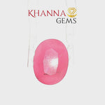Load and play video in Gallery viewer, 7.46/CT Natural Old Burma Ruby Stone with Govt. Lab Certificate-16140S206352