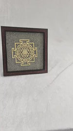 Load and play video in Gallery viewer, PYRITE SHREE YANTRA  PLATE
