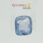Load and play video in Gallery viewer, 4.98/CT Natural Blue Sapphire With Govt Lab Certificate