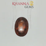Load and play video in Gallery viewer, 7.63/CT Natural Hessonite with Govt. Lab Certificate- 123838