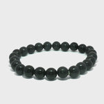 Load and play video in Gallery viewer, Natural Black Hakik (Black Agate) 8MM Round Gemstone Beads - NOO6003