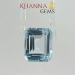 Load and play video in Gallery viewer, 8.09/CT Natural Blue Topaz Stone with Govt Lab Certificate-138018