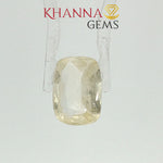 Load and play video in Gallery viewer, 4.06/CT Natural Yellow Sapphire With Govt Lab Certificate-12927D53213