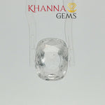 Load and play video in Gallery viewer, 7.77/CT Natural White Topaz Stone with Govt Lab Certificate -112941