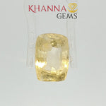 Load and play video in Gallery viewer, 8.57/CT Natural Yellow Sapphire with Govt Lab Certificate-119160