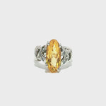 Load and play video in Gallery viewer, 4.62/GM  CITRINE ZIRCON RING Earrings - G0546