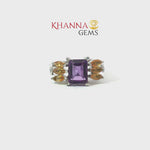 Load and play video in Gallery viewer, 4.52/GM  AMETHYST CITRINE RING Earrings - G0528