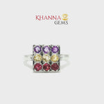 Load and play video in Gallery viewer, 3.46/GM AMETHYST CITRINE GARNET RING - KGR0101