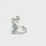 Load and play video in Gallery viewer, 4.90/GM  PEARL ZIRCON RING Earrings - G0670