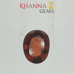 Load and play video in Gallery viewer, 7.54/CT Natural Hessonite Stone with Govt. Lab Certificate-2305D6652