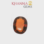 Load and play video in Gallery viewer, 8.44/CT Natural Hessonite Stone with Govt. Lab Certificate-2305D6632