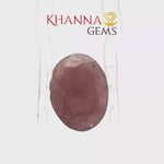Load and play video in Gallery viewer, 5.79/CT Natural Indian Ruby with Govt. Lab Certificate-3411D11859