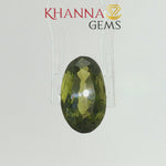 Load and play video in Gallery viewer, 4.87/CT Natural Peridot Stone With Govt. Lab Certificate-110858