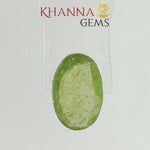 Load and play video in Gallery viewer, 3.72/CT Natural Peridot Stone With Govt. Lab Certificate-2586D8092