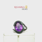 Load and play video in Gallery viewer, 4.43/GM  AMETHYST RING Earrings - G0639
