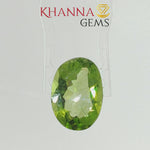 Load and play video in Gallery viewer, 6.52/CT Natural Peridot Stone With Govt. Lab Certificate-7987D31862