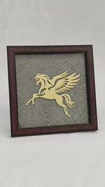 Load and play video in Gallery viewer, FLYING HORSE ON RAW PYRITE
