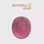 Load and play video in Gallery viewer, 6.35/CT Natural Ruby Stone with Govt. Lab Certificate-16275S206802