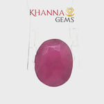 Load and play video in Gallery viewer, 5.43/CT Natural Ruby Stone with Govt. Lab Certificate-138111