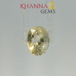 Load and play video in Gallery viewer, 9.35/CT  Natural Yellow Sapphire With Govt Lab Certificate-127989