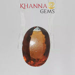 Load and play video in Gallery viewer, 7.62/CT Natural Hessonite Stone with Govt. Lab Certificate-125159