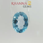 Load and play video in Gallery viewer, 23.17/Carat Natural Blue Topaz Stone with Govt Lab Certificate-114117