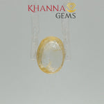 Load and play video in Gallery viewer, 4.07/CT Natural Yellow Sapphire with Govt Lab Certificate-113302