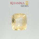 Load and play video in Gallery viewer, 8.66/CT Natural Yellow Sapphire with Govt Lab Certificate-128110