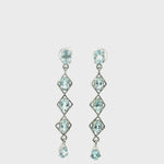 Load and play video in Gallery viewer, 7.4/GM Natural Blue Topaz Earrings - 9567BTE38611